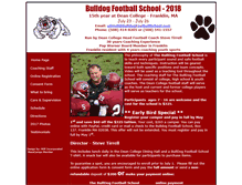 Tablet Screenshot of bulldogfootballschool.com